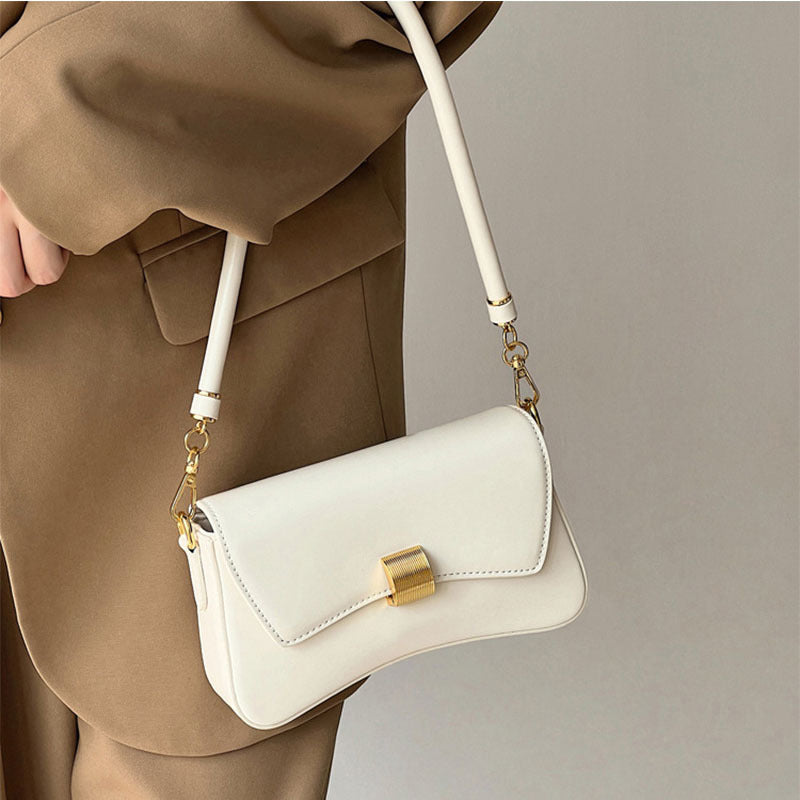 PU Leather Baguette Bag